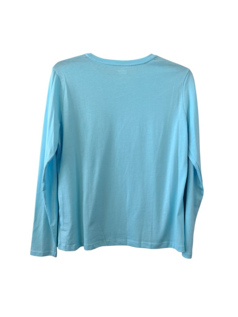 Lands End Light Blue Supima Cotton Long Sleeve Shirt Sz M shirt. NWT - Picture 9 of 12